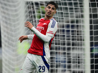 Kai Havertz of Arsenal looks on during the Champions League match between Inter Milan and Arsenal at San Siro Stadium in Milan, Italy, on No...