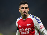 Gabriel Martinelli of Arsenal looks on during the Champions League match between Inter Milan and Arsenal at San Siro Stadium in Milan, Italy...