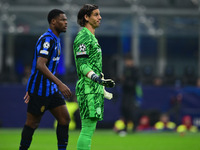 Yann Sommer of Inter Milan looks on during the Champions League match between Inter Milan and Arsenal at San Siro Stadium in Milan, Italy, o...