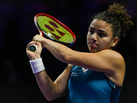 RIYADH, SAUDI ARABIA - NOVEMBER 06: Jasmine Paolini of Italy during her match against Quinwen Zheng of China, on Day 5 of the 2024 WTA Final...