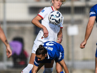 Emma Koivisto of Milan Women fights for the ball with Paola Cuciniello of Freedom Cuneo during the Women Coppa Italia match between Freedom...