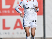 Julie Piga of Milan Women participates in the Women Coppa Italia match between Freedom Cuneo and AC Milan in Cuneo, Italy, on November 6, 20...