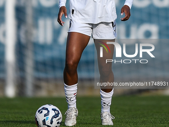 Allyson Renee Swaby of Milan Women plays during the Women Coppa Italia match between Freedom Cuneo and AC Milan in Cuneo, Italy, on November...