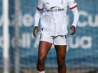 Allyson Renee Swaby of Milan Women plays during the Women Coppa Italia match between Freedom Cuneo and AC Milan in Cuneo, Italy, on November...