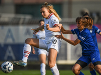 Nikola Karczewska of Milan Women plays during the Women Coppa Italia match between Freedom Cuneo and AC Milan in Cuneo, Italy, on November 6...