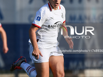 Marta Mascarello of Milan Women participates in the Women Coppa Italia match between Freedom Cuneo and AC Milan in Cuneo, Italy, on November...