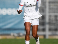 Allyson Renee Swaby of Milan Women plays during the Women Coppa Italia match between Freedom Cuneo and AC Milan in Cuneo, Italy, on November...