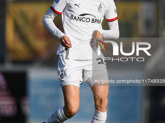 Julie Piga of Milan Women participates in the Women Coppa Italia match between Freedom Cuneo and AC Milan in Cuneo, Italy, on November 6, 20...