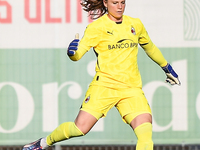 Laura Giuliani of Milan Women participates in the Women Coppa Italia match between Freedom Cuneo and AC Milan in Cuneo, Italy, on November 6...