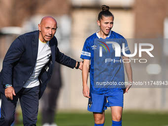 Michele Ardito is the head coach of Freedom Cunei during the Women's Coppa Italia match between Freedom Cuneo and AC Milan in Cuneo, Italy,...