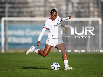 Allyson Renee Swaby of Milan Women plays during the Women Coppa Italia match between Freedom Cuneo and AC Milan in Cuneo, Italy, on November...