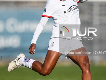 Allyson Renee Swaby of Milan Women plays during the Women Coppa Italia match between Freedom Cuneo and AC Milan in Cuneo, Italy, on November...