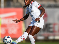 Evelyn Ijeh of Milan Women plays during the Women Coppa Italia match between Freedom Cuneo and AC Milan in Cuneo, Italy, on November 6, 2024...