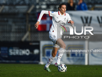 Julie Piga of Milan Women participates in the Women Coppa Italia match between Freedom Cuneo and AC Milan in Cuneo, Italy, on November 6, 20...