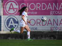 Sara Stokic of Milan Women participates in the Women Coppa Italia match between Freedom Cuneo and AC Milan in Cuneo, Italy, on November 6, 2...