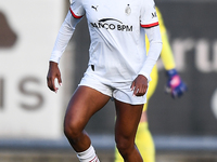 Allyson Renee Swaby of Milan Women plays during the Women Coppa Italia match between Freedom Cuneo and AC Milan in Cuneo, Italy, on November...