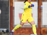 Laura Giuliani of Milan Women participates in the Women Coppa Italia match between Freedom Cuneo and AC Milan in Cuneo, Italy, on November 6...