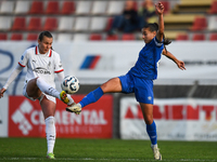 Julie Piga of Milan Women participates in the Women Coppa Italia match between Freedom Cuneo and AC Milan in Cuneo, Italy, on November 6, 20...