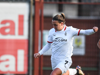 Gloria Marinelli of Milan Women scores a goal during the Women Coppa Italia match between Freedom Cuneo and AC Milan in Cuneo, Italy, on Nov...