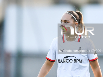 Oona Ilona Sevenius of Milan Women participates in the Women Coppa Italia match between Freedom Cuneo and AC Milan in Cuneo, Italy, on Novem...