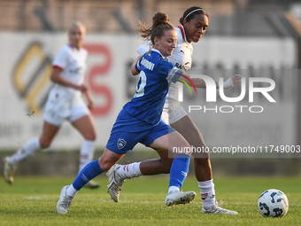 Allyson Renee Swaby of Milan Women plays during the Women Coppa Italia match between Freedom Cuneo and AC Milan in Cuneo, Italy, on November...