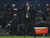 Simone Inzaghi, Head Coach of FC Inter, participates in the UEFA Champions League stage match Phase MD4 between FC Internazionale and Arsena...