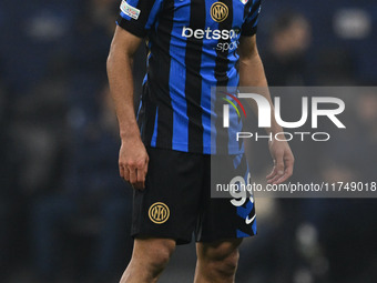 Mehdi Taremi of FC Inter plays during the UEFA Champions League stage match Phase MD4 between Inter FC Internazionale and Arsenal FC, in Mil...