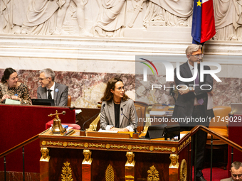 Clemence Guette, a French MP and deputy of the La France Insoumise group (LFI), member of the NFP, and vice president of the National Assemb...