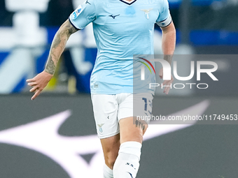 Alessio Romagnoli of SS Lazio during the Serie A Enilive match between SS Lazio and Cagliari Calcio at Stadio Olimpico on November 4, 2024 i...