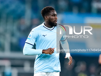 Boulaye Dia of SS Lazio during the Serie A Enilive match between SS Lazio and Cagliari Calcio at Stadio Olimpico on November 4, 2024 in Rome...