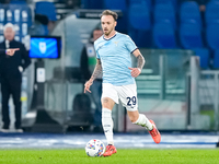 Manuel Lazzari of SS Lazio during the Serie A Enilive match between SS Lazio and Cagliari Calcio at Stadio Olimpico on November 4, 2024 in R...