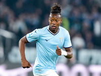 Tijjani Noslin of SS Lazio looks on during the Serie A Enilive match between SS Lazio and Cagliari Calcio at Stadio Olimpico on November 4,...