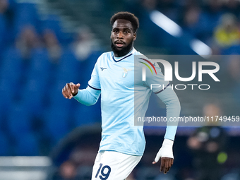 Boulaye Dia of SS Lazio during the Serie A Enilive match between SS Lazio and Cagliari Calcio at Stadio Olimpico on November 4, 2024 in Rome...