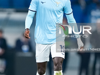 Boulaye Dia of SS Lazio during the Serie A Enilive match between SS Lazio and Cagliari Calcio at Stadio Olimpico on November 4, 2024 in Rome...