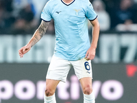 Nicolo' Rovella of SS Lazio during the Serie A Enilive match between SS Lazio and Cagliari Calcio at Stadio Olimpico on November 4, 2024 in...