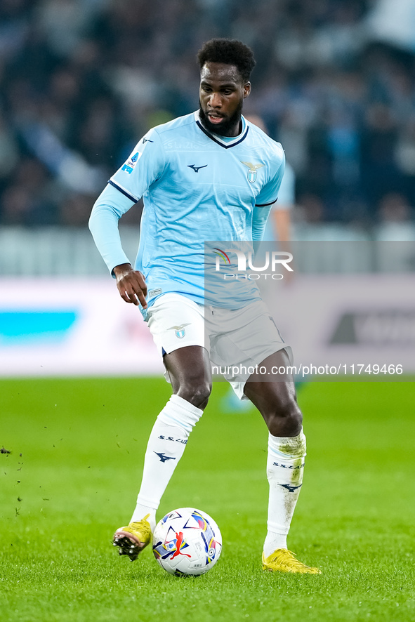 Boulaye Dia of SS Lazio during the Serie A Enilive match between SS Lazio and Cagliari Calcio at Stadio Olimpico on November 4, 2024 in Rome...