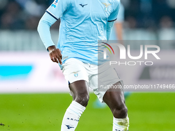 Boulaye Dia of SS Lazio during the Serie A Enilive match between SS Lazio and Cagliari Calcio at Stadio Olimpico on November 4, 2024 in Rome...