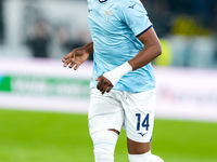 Tijjani Noslin of SS Lazio during the Serie A Enilive match between SS Lazio and Cagliari Calcio at Stadio Olimpico on November 4, 2024 in R...