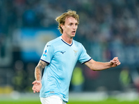 Nicolo' Rovella of SS Lazio looks on looks on during the Serie A Enilive match between SS Lazio and Cagliari Calcio at Stadio Olimpico on No...