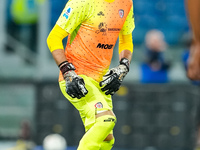 Simone Scuffet of Cagliari Calcio during the Serie A Enilive match between SS Lazio and Cagliari Calcio at Stadio Olimpico on November 4, 20...