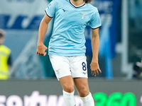 Matteo Guendouzi of SS Lazio during the Serie A Enilive match between SS Lazio and Cagliari Calcio at Stadio Olimpico on November 4, 2024 in...