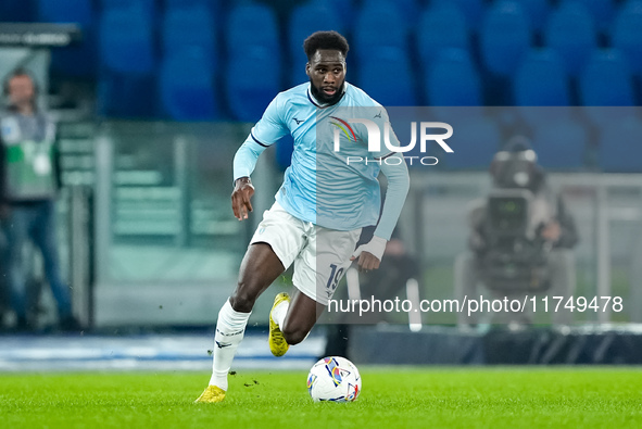 Boulaye Dia of SS Lazio  the Serie A Enilive match between SS Lazio and Cagliari Calcio at Stadio Olimpico on November 4, 2024 in Rome, Ital...