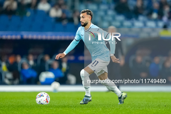 Taty Castellanos of SS Lazio during the Serie A Enilive match between SS Lazio and Cagliari Calcio at Stadio Olimpico on November 4, 2024 in...