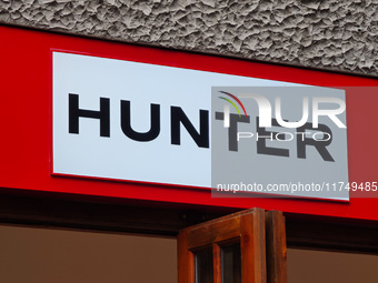 The first store of the British century fashion brand HUNTER opens in Chinese Mainland in Shanghai, China, on November 7, 2024. (