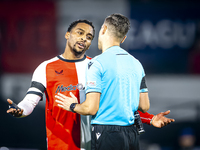 Feyenoord Rotterdam midfielder Quinten Timber plays during the match between Feyenoord and Salzburg at the Feyenoord stadium De Kuip for the...