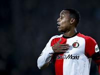 Feyenoord Rotterdam forward Igor Paixao plays during the match between Feyenoord and Salzburg at the Feyenoord stadium De Kuip for the UEFA...