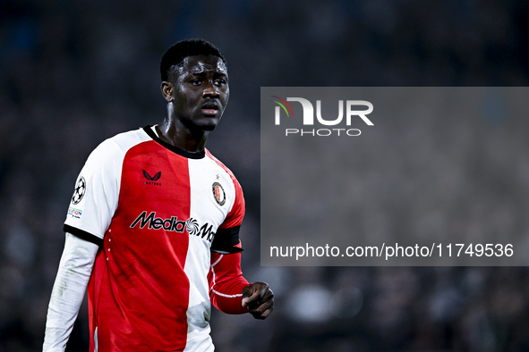 Feyenoord Rotterdam forward Ibrahim Osman plays during the match between Feyenoord and Salzburg at the Feyenoord stadium De Kuip for the UEF...