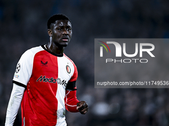 Feyenoord Rotterdam forward Ibrahim Osman plays during the match between Feyenoord and Salzburg at the Feyenoord stadium De Kuip for the UEF...