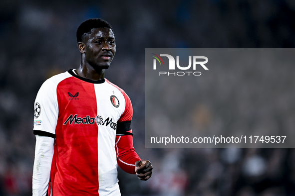 Feyenoord Rotterdam forward Ibrahim Osman plays during the match between Feyenoord and Salzburg at the Feyenoord stadium De Kuip for the UEF...