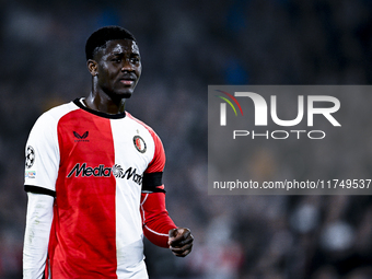 Feyenoord Rotterdam forward Ibrahim Osman plays during the match between Feyenoord and Salzburg at the Feyenoord stadium De Kuip for the UEF...